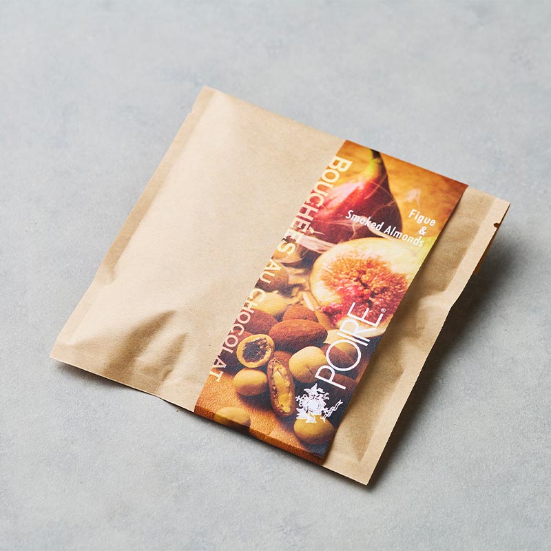 ブシェ・オ・ショコラ 無花果＆燻製アーモンド