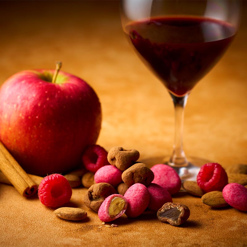 ブシェ・オ・ショコラ 林檎＆木苺