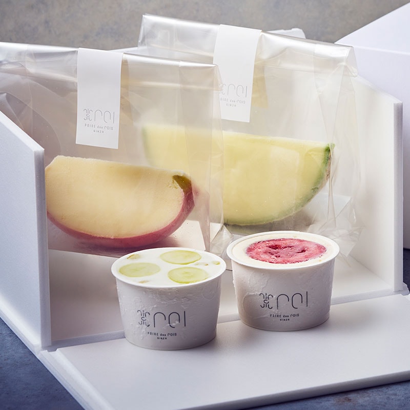 フルーツソルベ詰合せS 4個（カップ＆フルーツ）