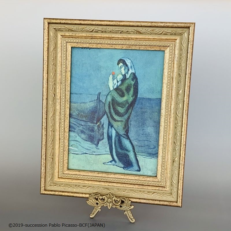 ピカソ 海辺の母子像 ミニ複製画 複製絵画 ポーラ美術館オンラインショップ