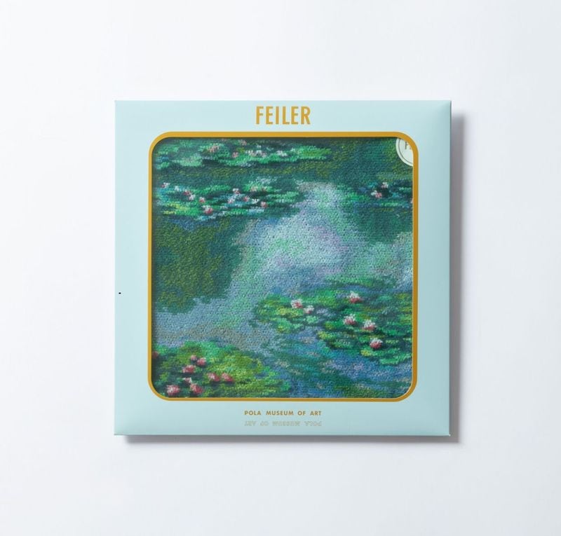 ポーラ美術館 × フェイラー オリジナル ハンカチ クロード・モネ《睡蓮
