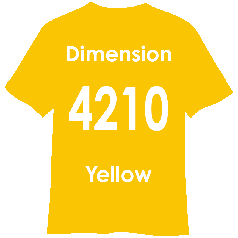 DIMENSION 500mm幅 4210 イエロー