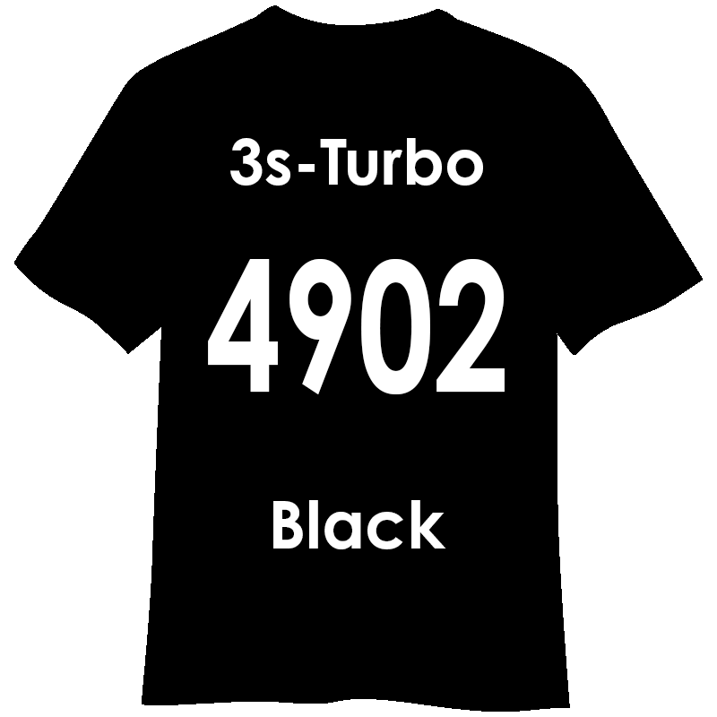 3s-TURBO 500mm幅 4902 ブラック