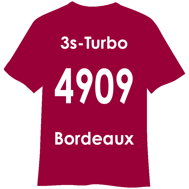 3s-TURBO 500mm幅 4909 ボルドー