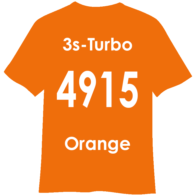 3s-TURBO 500mm幅 4915 オレンジ