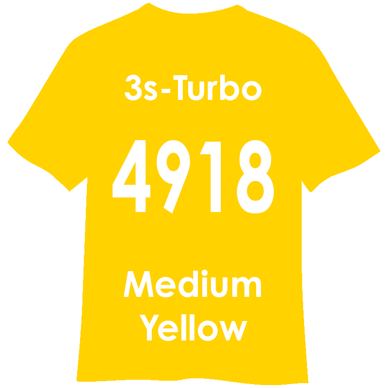 3s-TURBO 500mm幅 4918 ミディアムイエロー