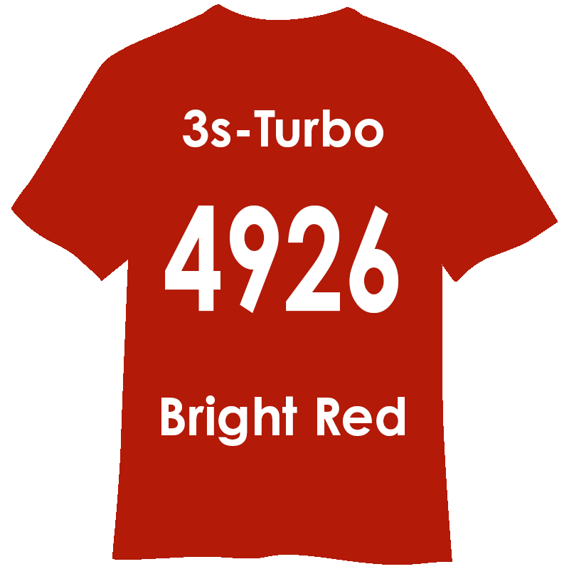 3s-TURBO 500mm幅 4926 ブライトレッド