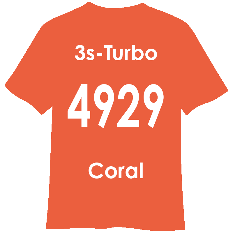 3s-TURBO 500mm幅 4929 コーラル