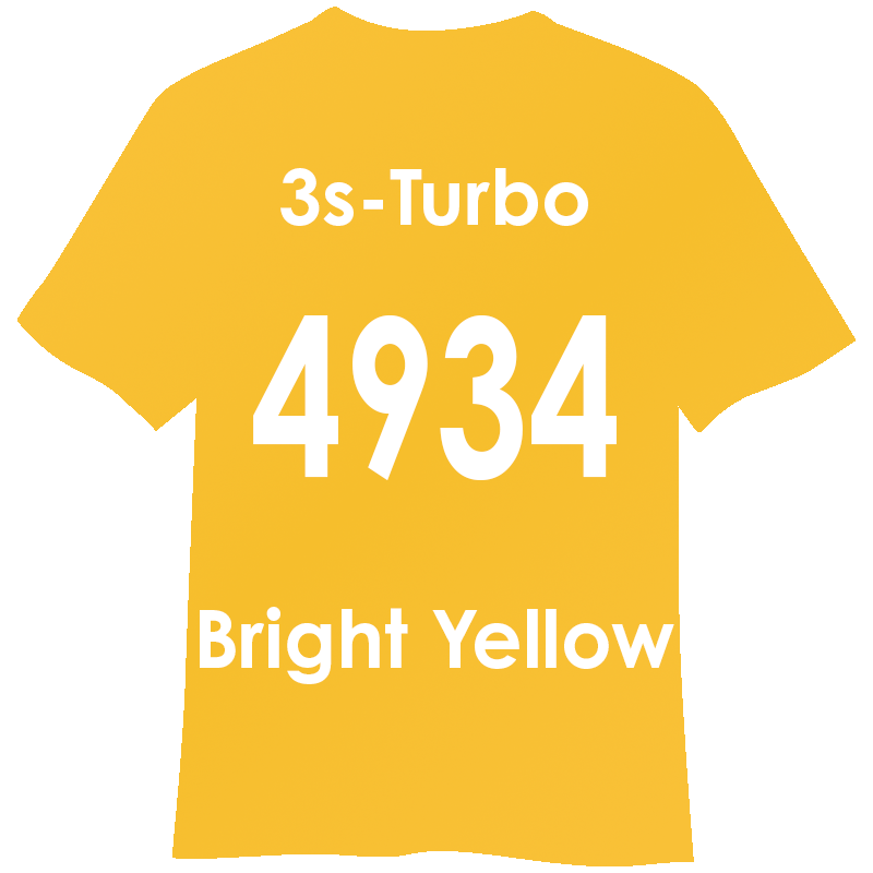 3s-TURBO 500mm幅 4934 ブライトイエロー