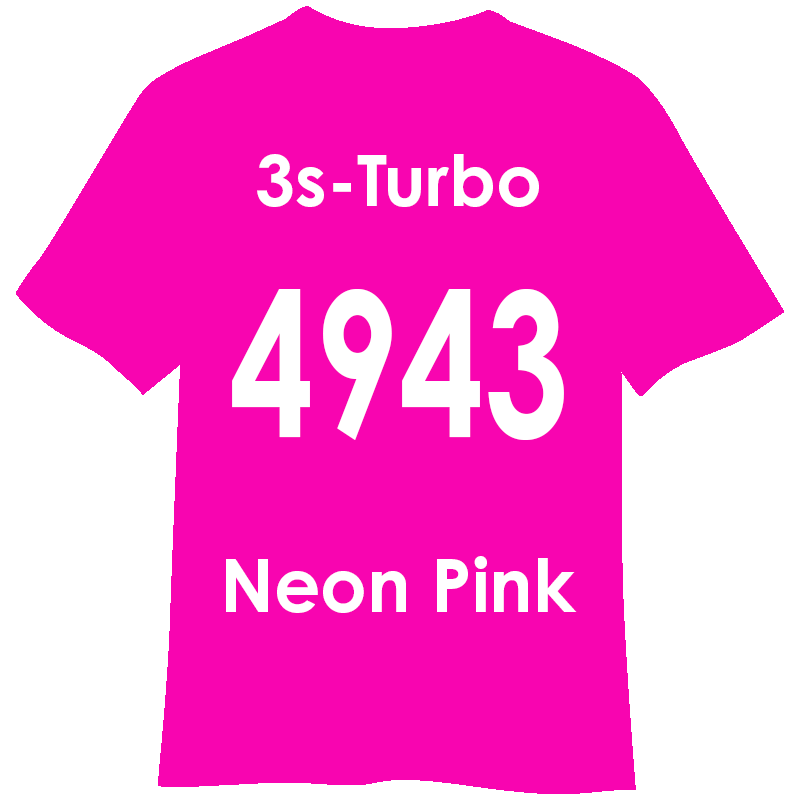 3s-TURBO 500mm幅 4943 ネオンピンク