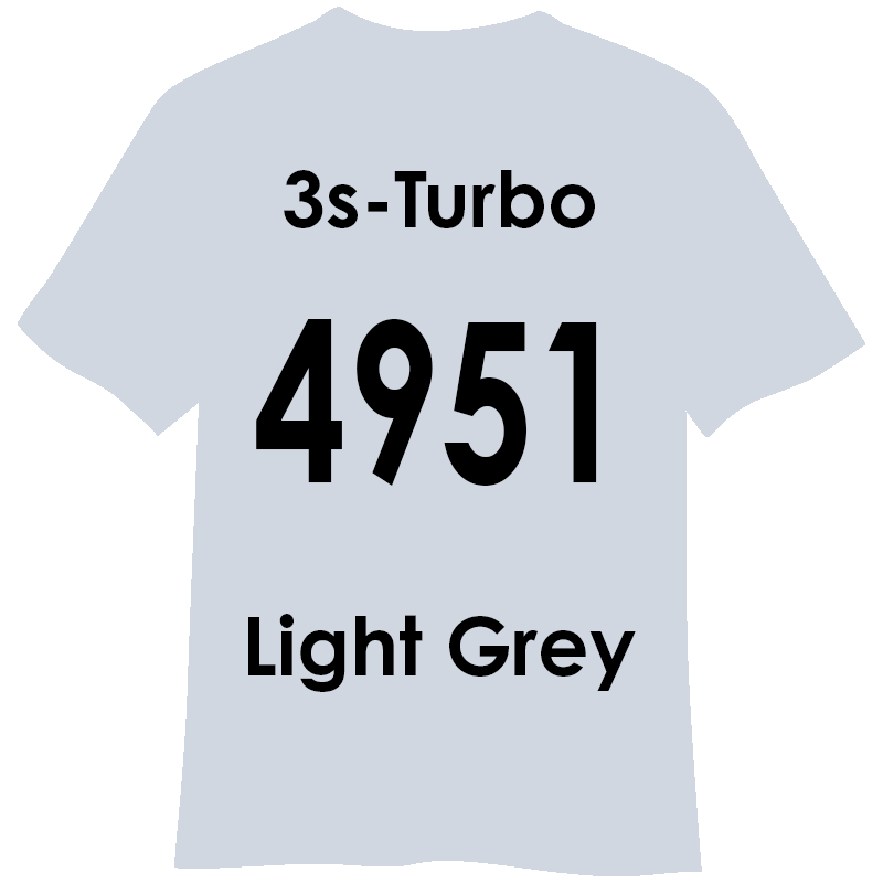 3s-TURBO 500mm幅 4951 ライトグレー