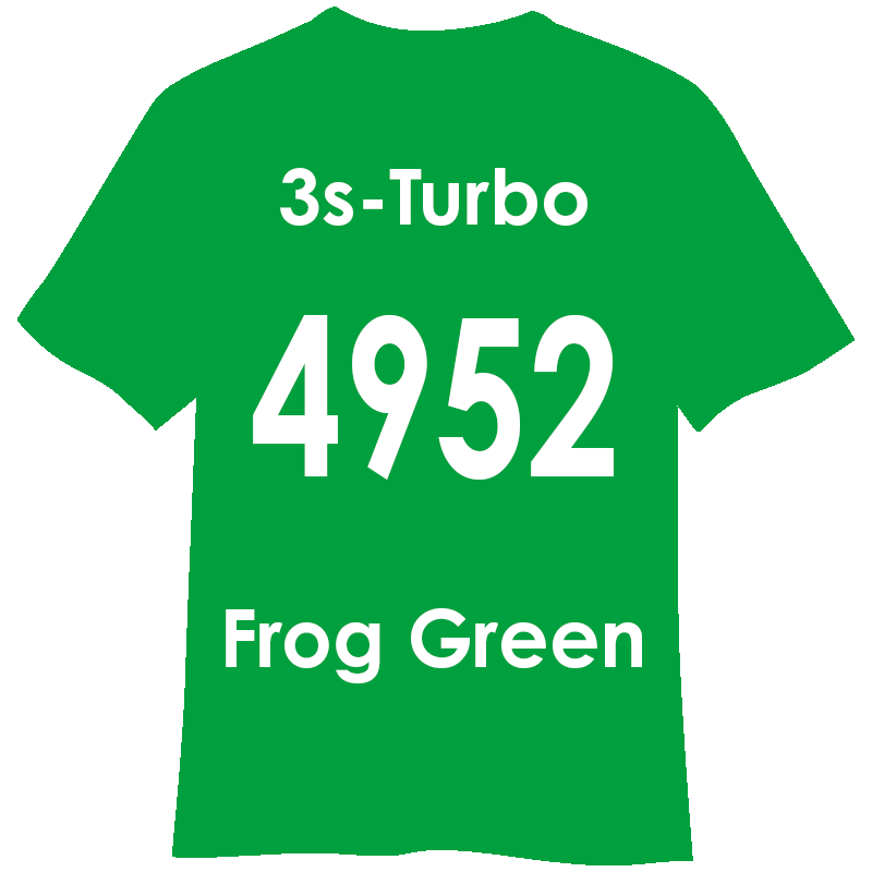 3s-TURBO 500mm幅 4952 フロッググリーン