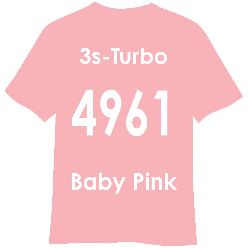 3s-TURBO 500mm幅 4961 ベイビーピンク