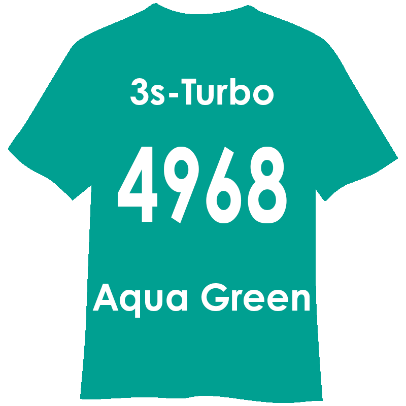 3s-TURBO 500mm幅 4968 アクアグリーン
