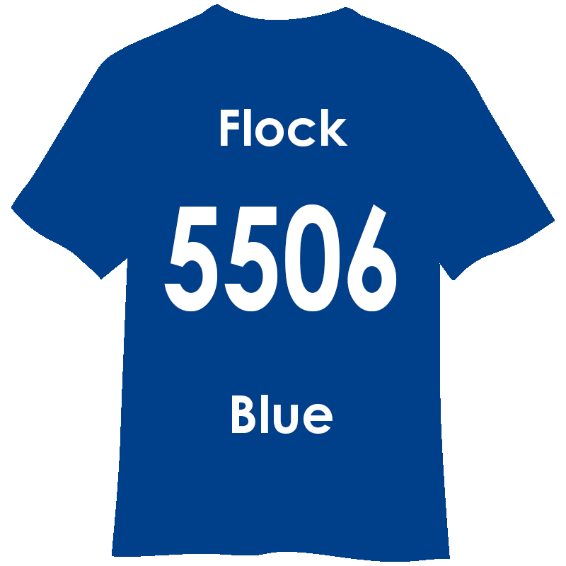 FLOCK 500mm幅 5506 ブルー