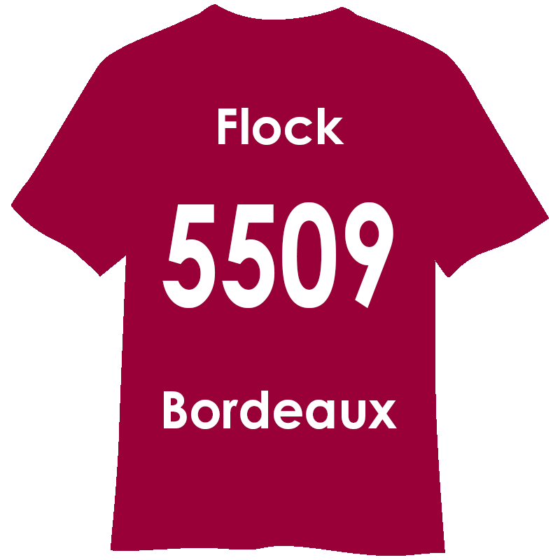 FLOCK 500mm幅 5509 ボルドー