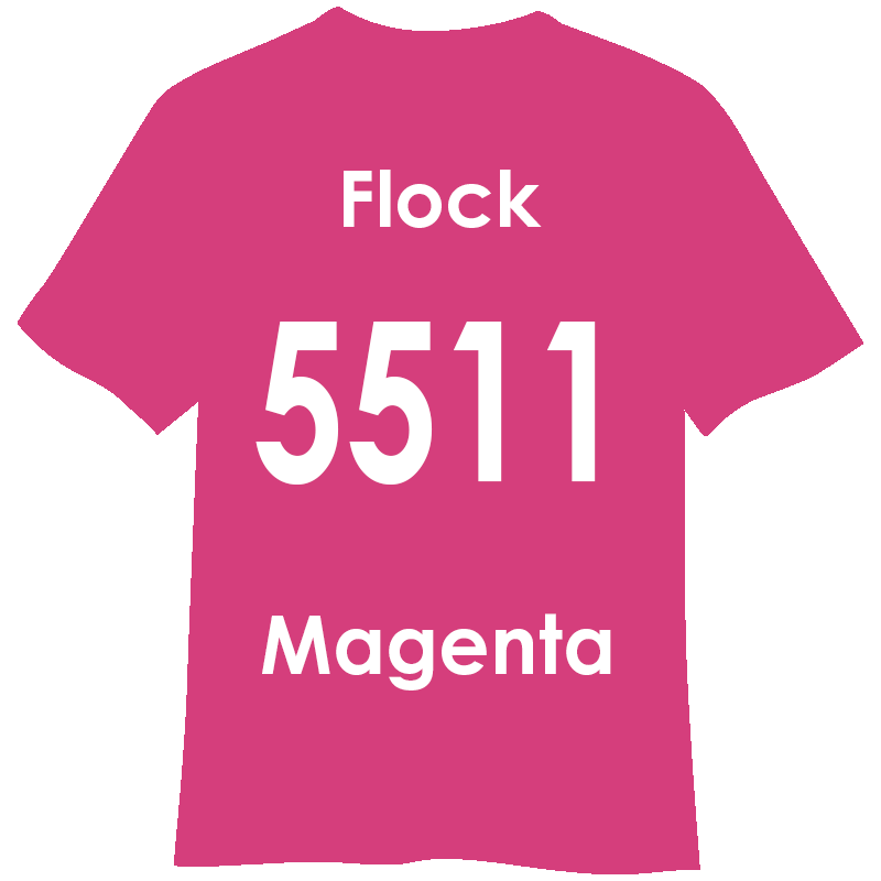 FLOCK 500mm幅 5511 マジェンタ