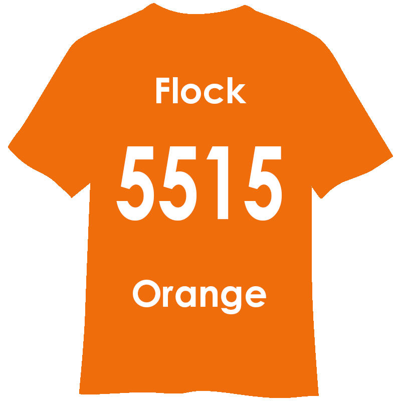 FLOCK 500mm幅 5515 オレンジ