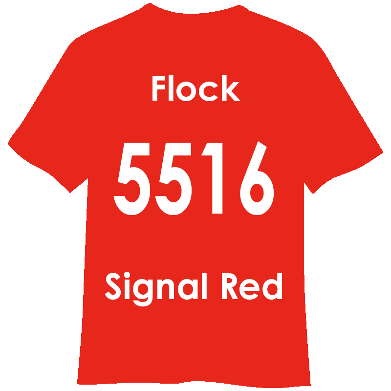FLOCK 500mm幅 5516 シグナルレッド