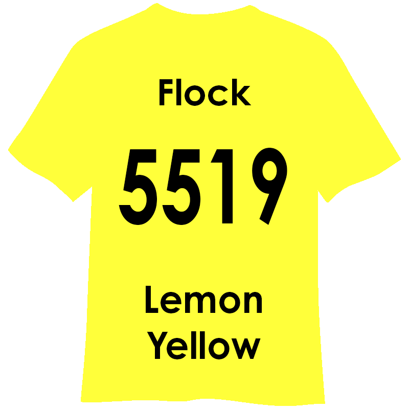 FLOCK 500mm幅 5519 レモンイエロー