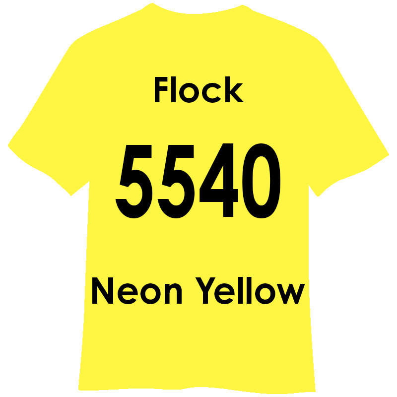 FLOCK 500mm幅 5540 ネオンイエロー