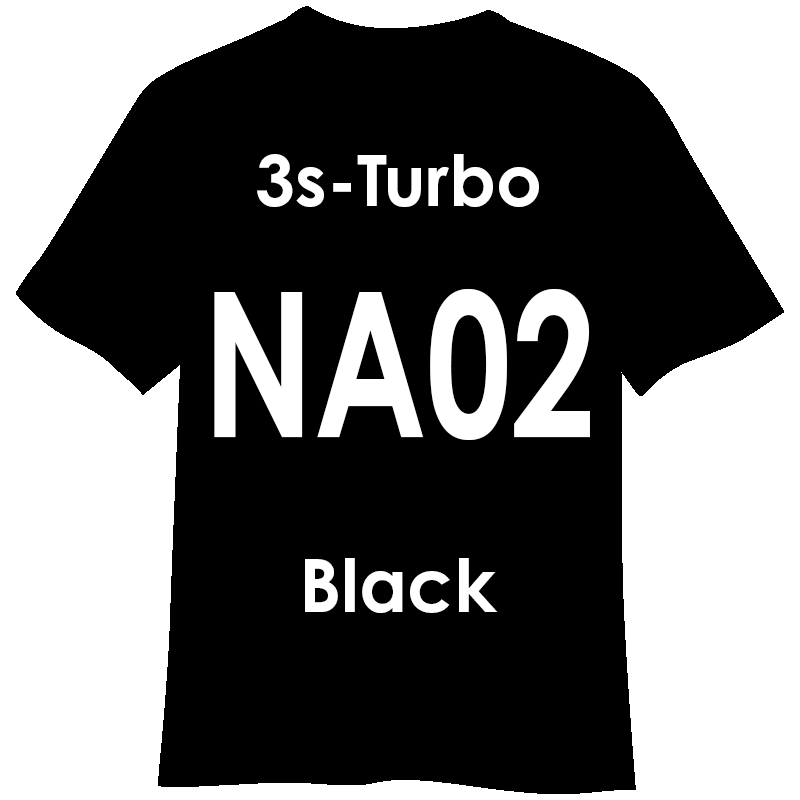 3s-TURBO 500mm幅 NA02 ブラック