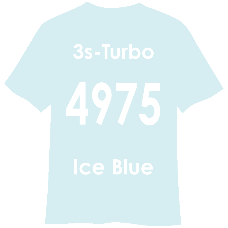 3s-TURBO 500mm幅 4975 アイスブルー