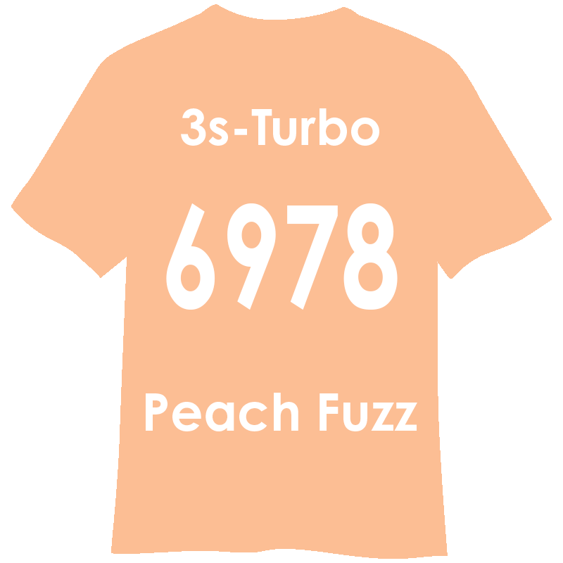 3s-TURBO 500mm幅 6978 ピーチファズ