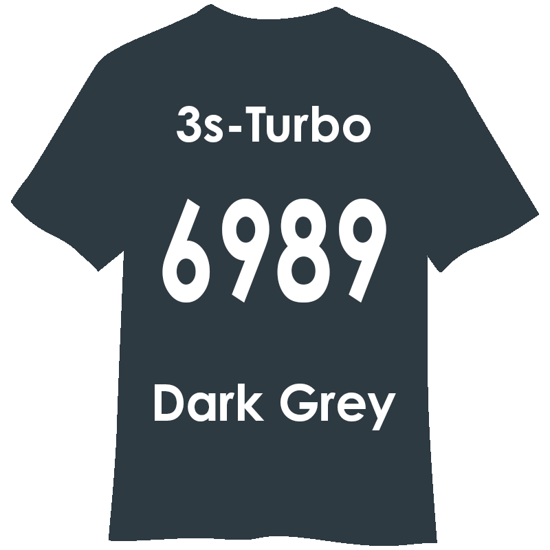 3s-TURBO 500mm幅 6989 ダークグレー