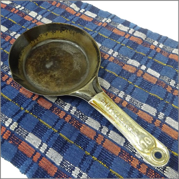 1950年代 NATIONAL<BR>ビンテージ フライパン<BR>鉄フライパン アメリカ製<BR>Cowboy Frying Pans #1
