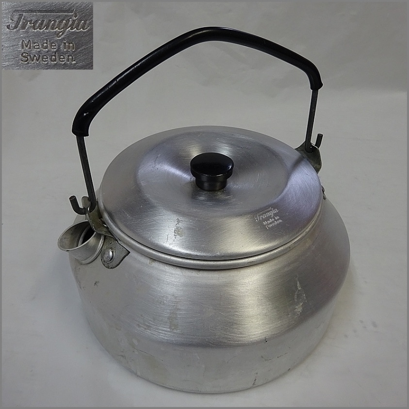 1970年代 後期 Trangia<BR>トランギア 筆記体ロゴ<BR>0.9L ケトル 