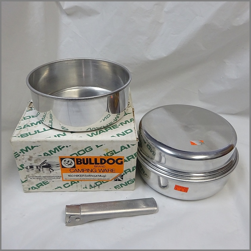 1970年代 デッドストック<BR>ホットン ブルドッグ<BR>160 ハイカーSET<BR>イングランド製 クッカー<BR>VINTAGE メスキット