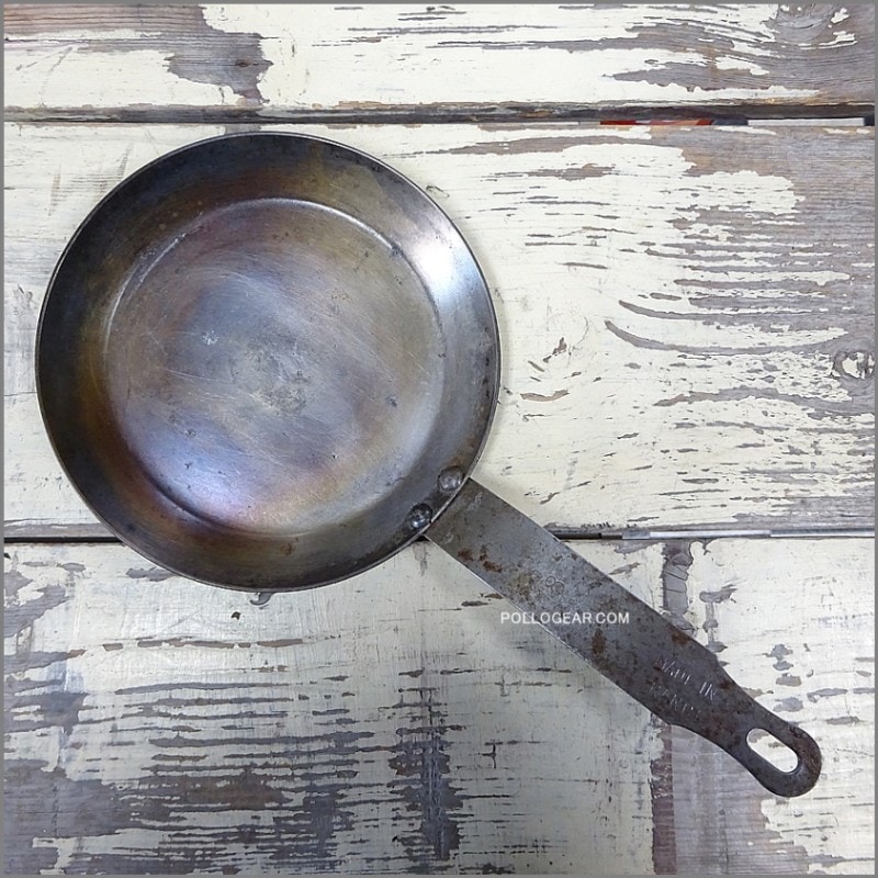 French Vintage Frying Pans<BR>ビンテージ フライパン<BR>鉄フライパン フランス製<BR> 185㎜ Brocante