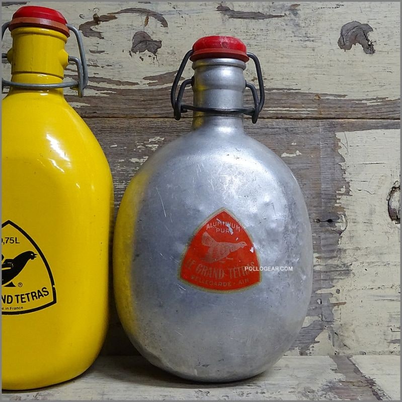 0.75L グランテトラ 1950年代<BR>LE GRAND TETRAS<BR>VINTAGE ウォーターボトル <BR>ゴールドラベル スイングキャップ