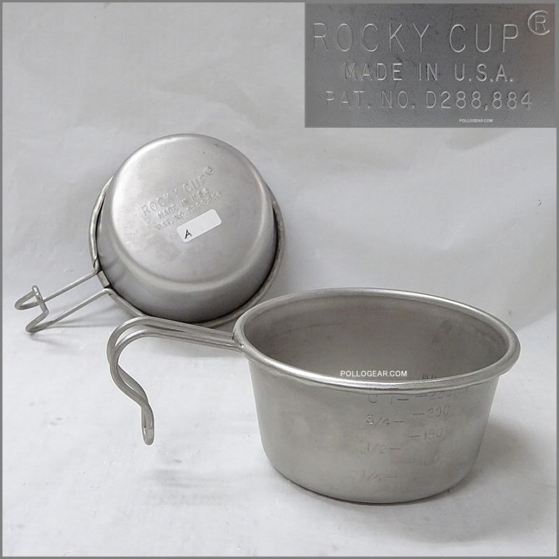 ビンテージ品 シエラクラブカップ初期刻印 ステンレス製 2個セット 60's SIERRA CLUB CUP<BR>シエラクラブカップ<BR>シェラカップ
