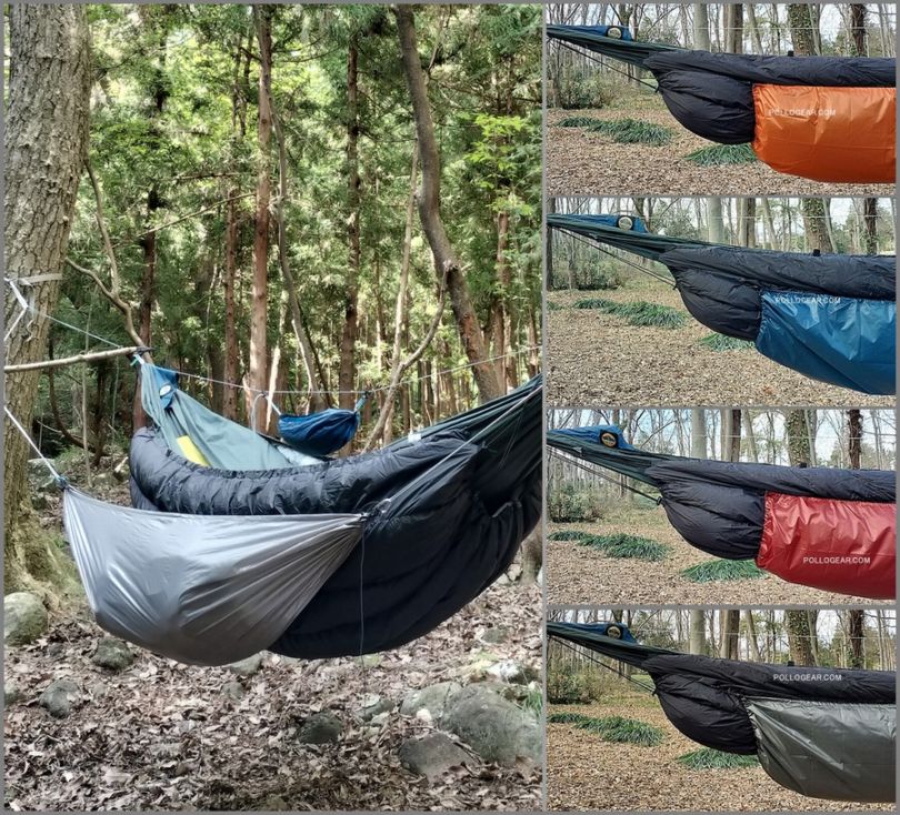 【送料無料】Hammocks UQP ＆ Gear Sling / ハンモック アンダーキルトプロテクター レインガード ギアスリング ULハンモック アンダーガード