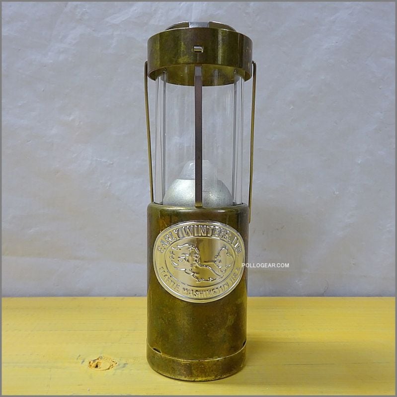 デッドストック 1982年 最初期<br>アーリーウインタース×UCO<br>ブラス キャンドルランタン<br>EARLY WINTERS LTD 真鍮製 ビンテージ