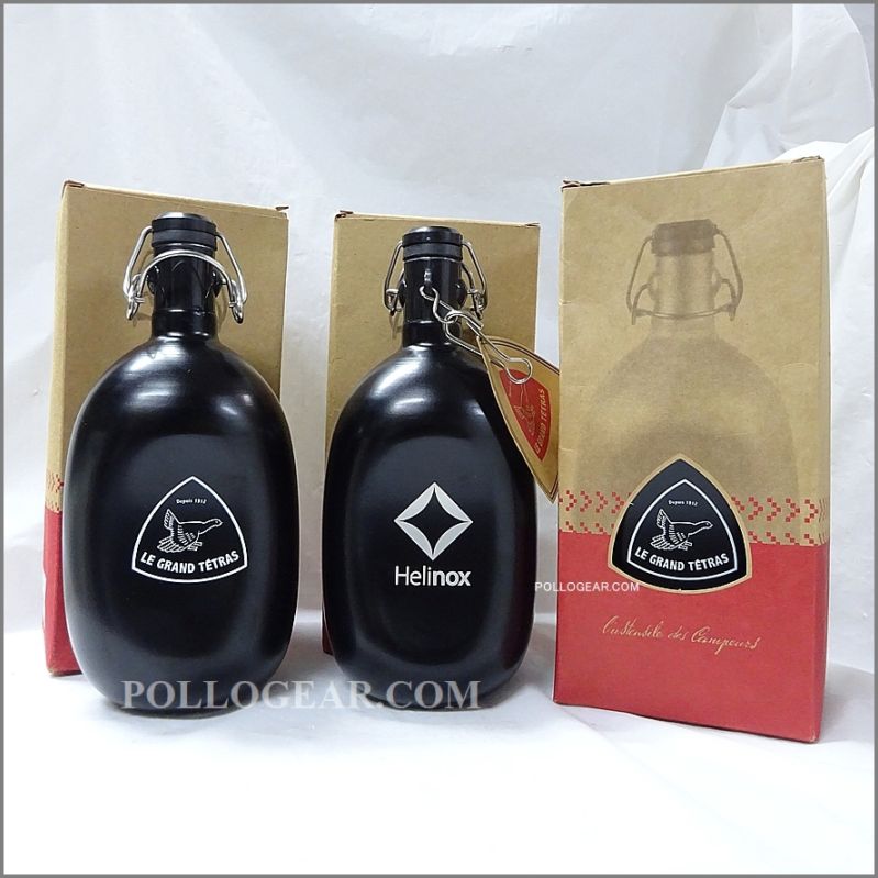限定モデル HCC Paris<BR>Helinox × Le Grand Tetras 1.0L<BR>ヘリノックス×グランテトラ<BR>HCCオープン記念 パリ限定品<BR>ひょうたん型 ウォーターボトル