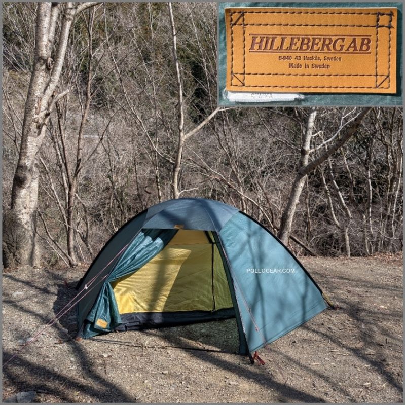 1994年 Hilleberg AB STAIKA<br>革タグ フルスリーブ スタイカ<br>VINTAGE ヒルバーグ 旧タグ ２型 美品 フロア張替え未使用
