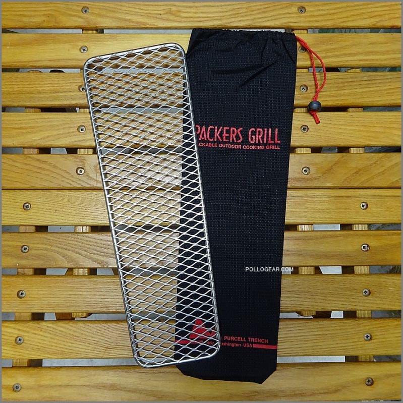 USA製 Purcell Trench<BR>パーセルトレンチ メッシュ付き<BR>ストリームサイド パッカーズ グリル<BR>Streamside Packers Grill<BR>アメリカ製 焚き火台 ゴトク グリル