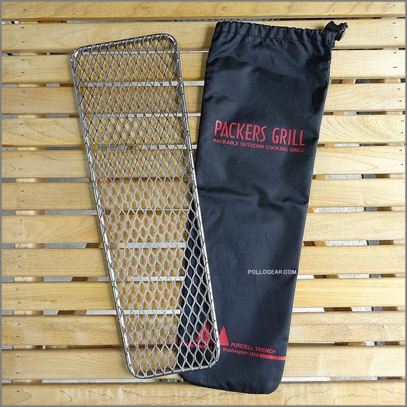 USA製 Purcell Trench<BR>パーセルトレンチ メッシュ付き<BR>ストリームサイド パッカーズ グリル<BR>Streamside Packers Grill<BR>アメリカ製 焚き火台 ゴトク グリル