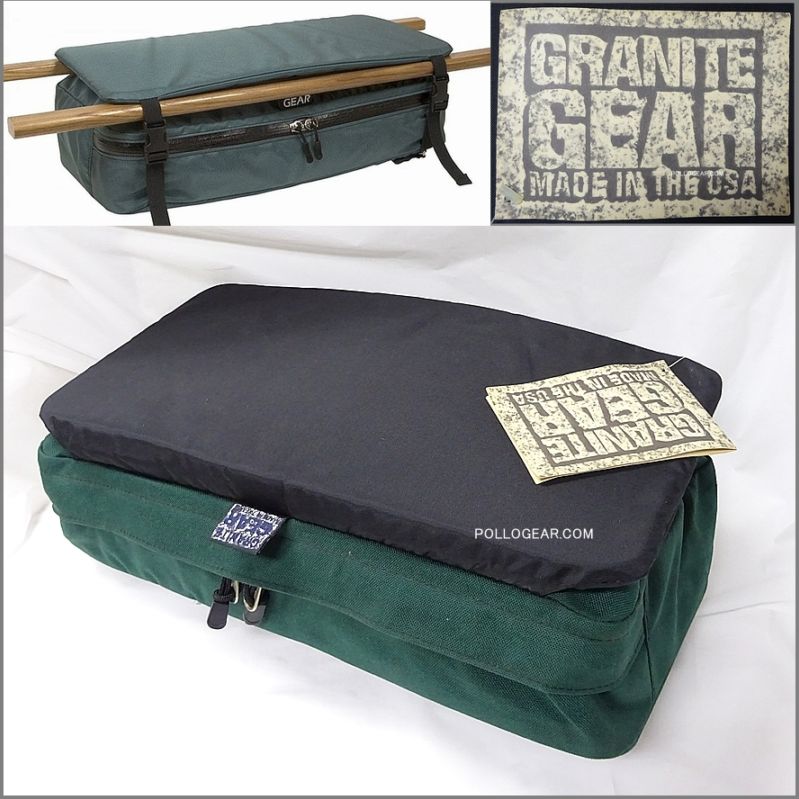 1996年 Vintage Granite Gear<br>デッドストック 旧タグ 旧ロゴ<br>カヌー パッド付き シートバッグ<br>グラナイトギア padded stowaway<br>カナディアンカヌー オーガナイザー