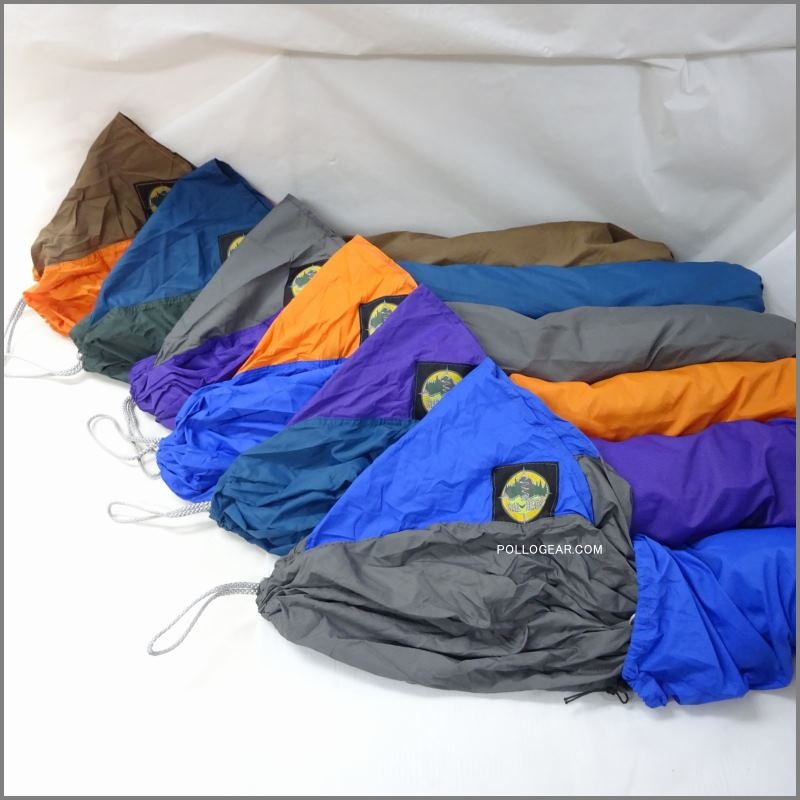 USA製 オリジナルハンモック<br>POLLOGEAR × TrailHeadz<br>トレイルヘッズ MADE IN USA<br>ULハンモック ツートンカラー