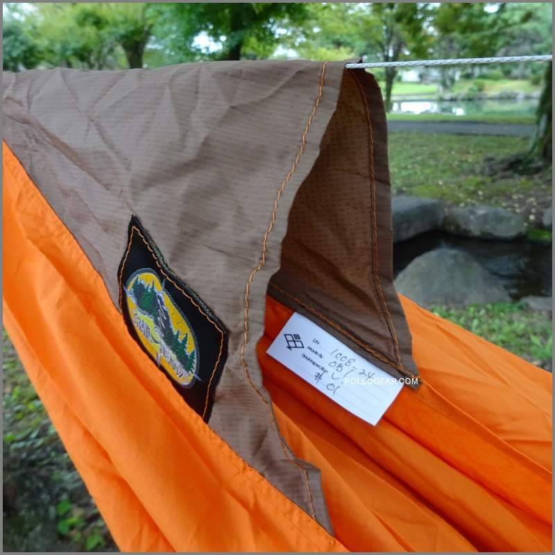 USA製 オリジナルハンモック<br>POLLOGEAR × TrailHeadz<br>トレイルヘッズ MADE IN USA<br>ULハンモック ツートンカラー