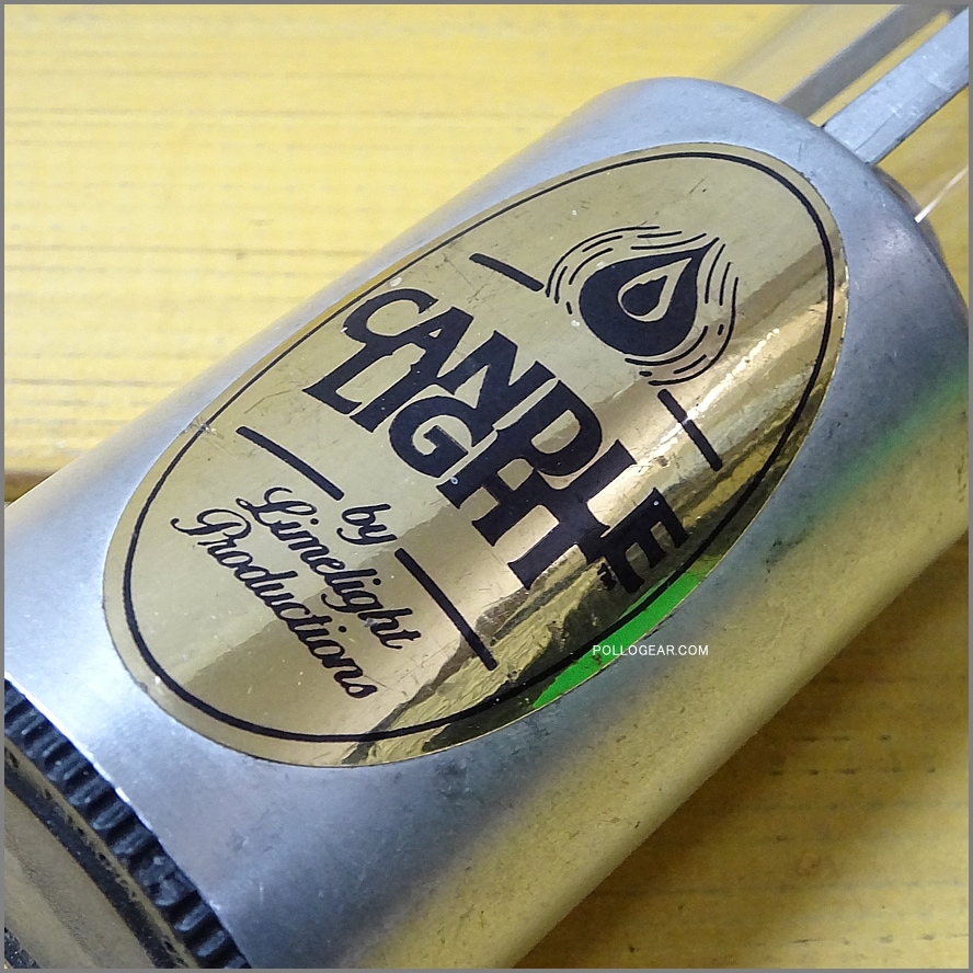 1985年 CANDLE LIGHT<br>LLP×UCO PAT PEND №2<br>ライムライト アルミ シルバー<br>ビンテージ キャンドルランタン<br>Limelight Productions Vintage