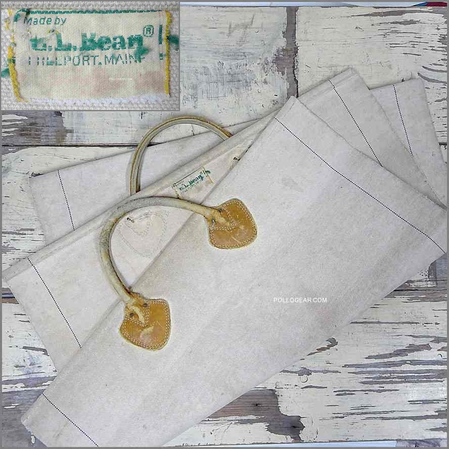 1980年代 LLBean ログバッグ<BR>LLビーン ログキャリー<BR>LOG BAG VINTAGE<BR>ギザタグ 旧タグ