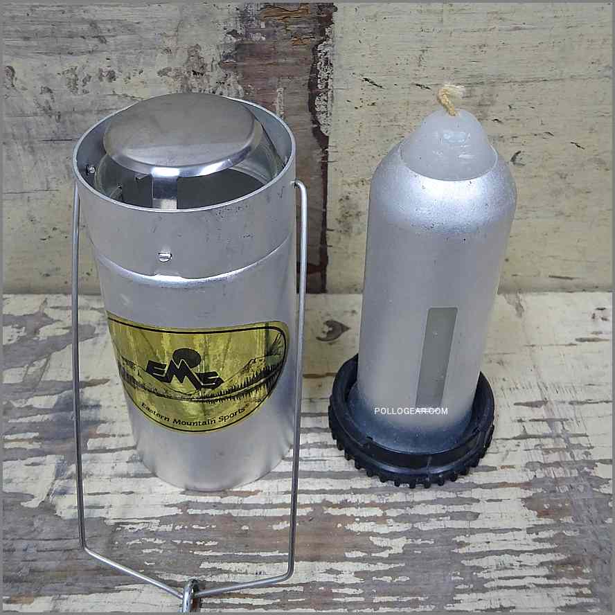 80’s デッド EMS 三角ハンドル<BR>Vintage キャンドルランタン<BR>Eastern Mountain Sports × UCO<BR>TAIWAN-1986-PAT-1987