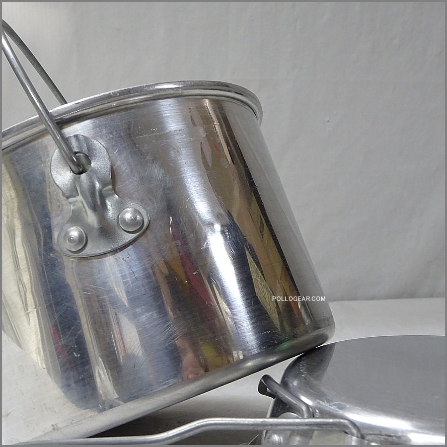 小サイズ 5インチ 美品<BR>ホットン ブルドッグ<BR>VINTAGE ビリーポット<BR>イングランド製 クッカー ビリー缶 ブッシュクラフト