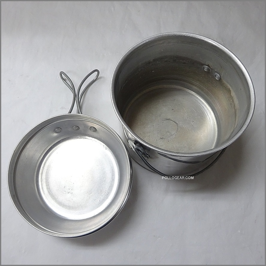 小サイズ 5インチ 美品<BR>ホットン ブルドッグ<BR>VINTAGE ビリーポット<BR>イングランド製 クッカー ビリー缶 ブッシュクラフト