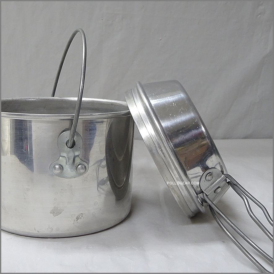 小サイズ 5インチ 美品<BR>ホットン ブルドッグ<BR>VINTAGE ビリーポット<BR>イングランド製 クッカー ビリー缶 ブッシュクラフト